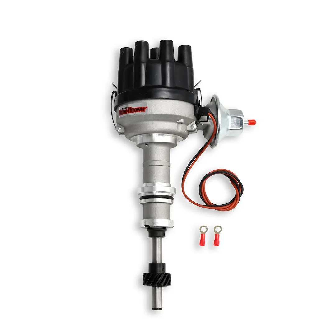 D134600 – PERTRONIX Distributor, With Ignitor ® Ignition Module Magnetic Trigger Vacuum Advance Black Cap With Socket...